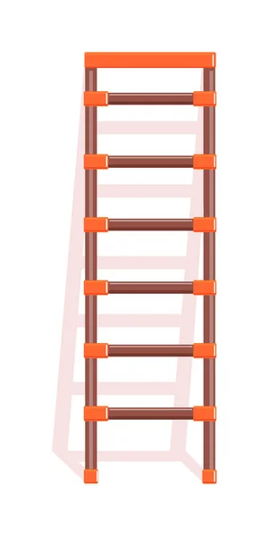 Vertical stepladder isolated on white background — Stock Vector