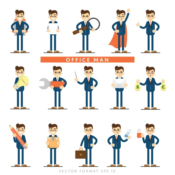 Set of vector people — Stock Vector