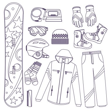 snowboard. Extreme winter sports.