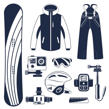 snowboard. Extreme winter sports.