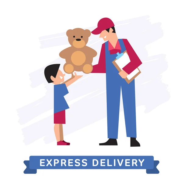 Express Delivery Symbols, Vector icon. — Stok Vektör