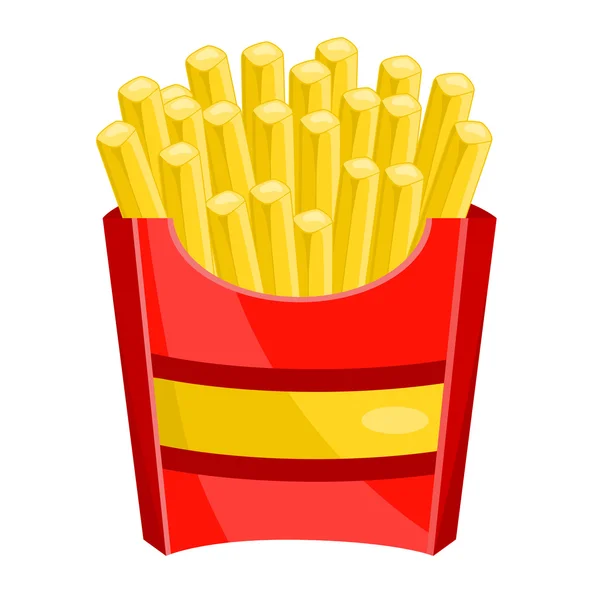 French fries pack — Stock Photo, Image