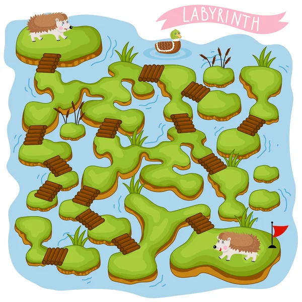 Vector Maze, Logic Game for Kids