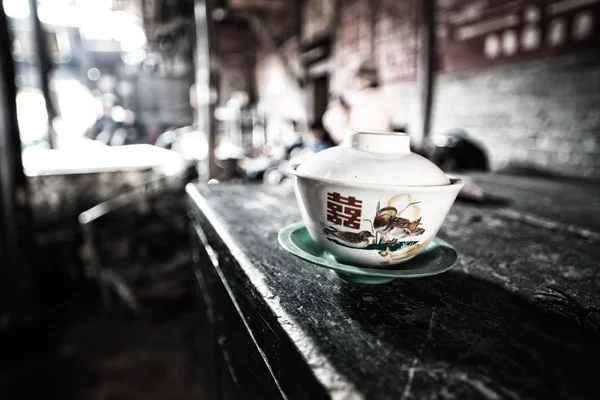 Staré čajoven v s '-čchuan Stock Snímky