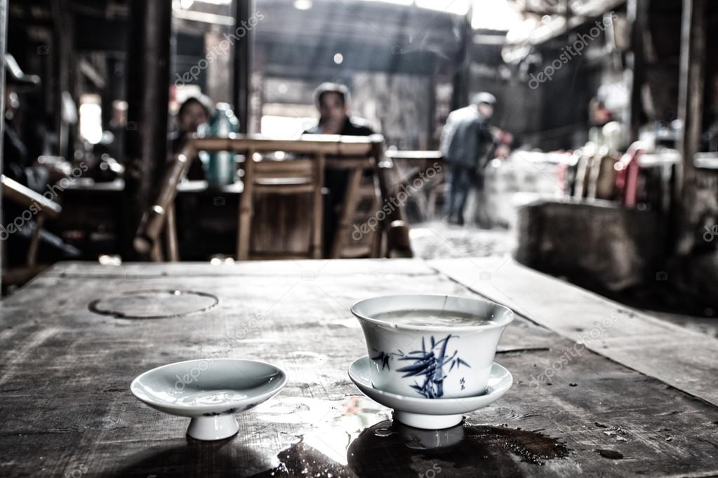 Old teahouses in sichuan