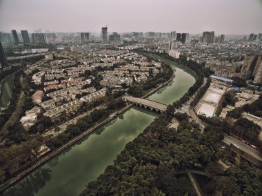 Hava jinjiang nehir cheng du