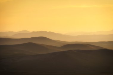 Gannan dağlar günbatımı sunset