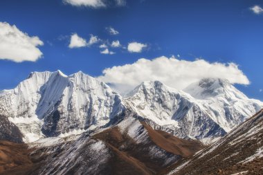 Çin Sichuan xindu Köprüsü, Inagi Aden, doğal sonbahar güzelliği