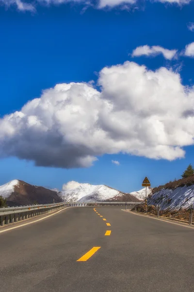 China plateaus van dikke wolken — Stockfoto