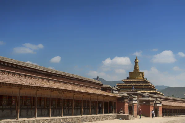 Labrang Landschaft xia er — Stockfoto