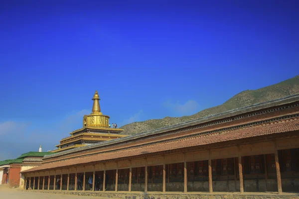 Paisaje de Labrang Xia He — Foto de Stock