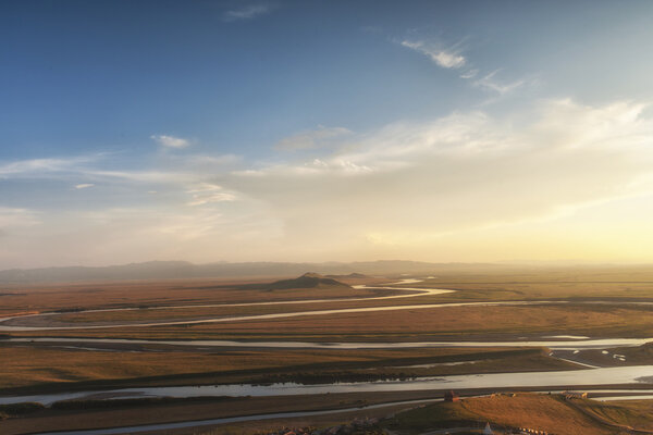 Закат Желтой реки
