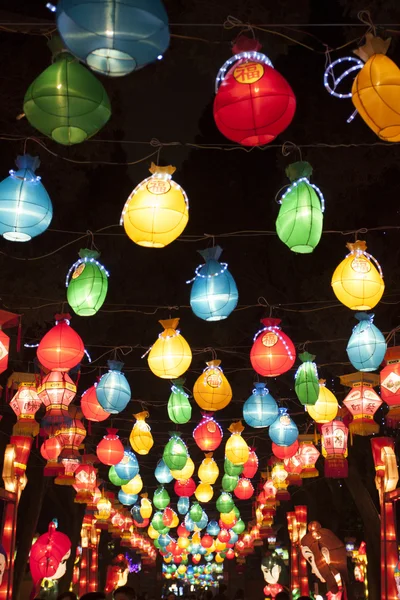 Chengdu, Çin, Lantern Festivali, Lantern Festivali — Stok fotoğraf