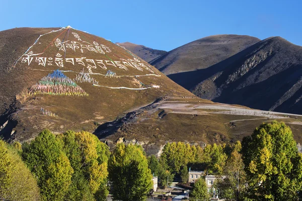 318 State Road, Sichuan Tibet satır bulunan Kangding şehir, Sichuan Tibet Özerk İli, Ganzi eyaleti Çin Xinduqiao, Kuzey bölgesinde — Stok fotoğraf