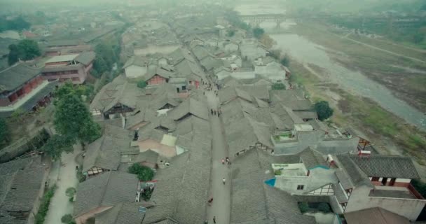 Chinese Sichuan Chengdu Xinchang Town, DaYi County — Stockvideo