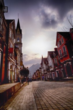 Çin, Dayi County, Chengdu şehir, Sichuan Eyaleti, Avrupa tarzı şehir