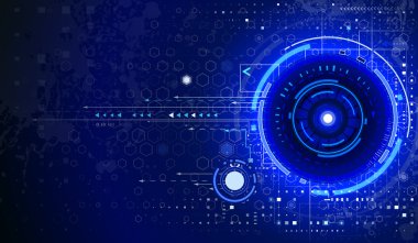 Mavi teknoloji kompozisyon