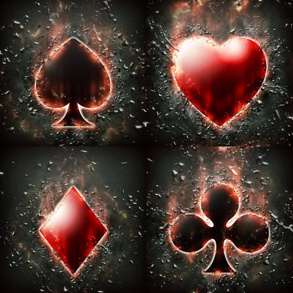 kaotik kartı takım elbise