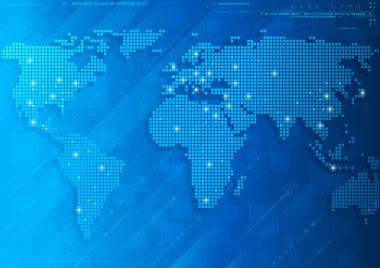 Mozaik dünya arka plan