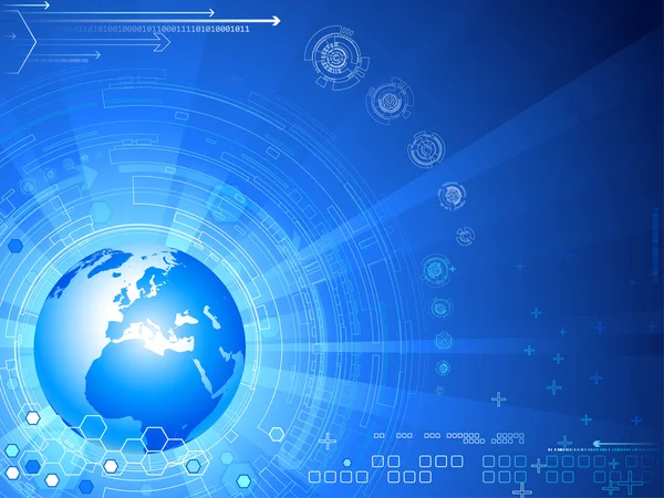 Küre ile fütüristik arka plan