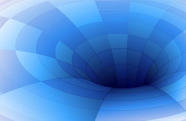 Modrá mozaika tunel — Stockový vektor