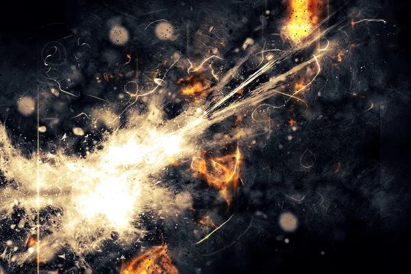 Explosion abstraction — Stock Photo, Image