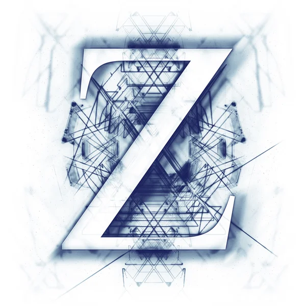 Letter Z — Stock Photo, Image