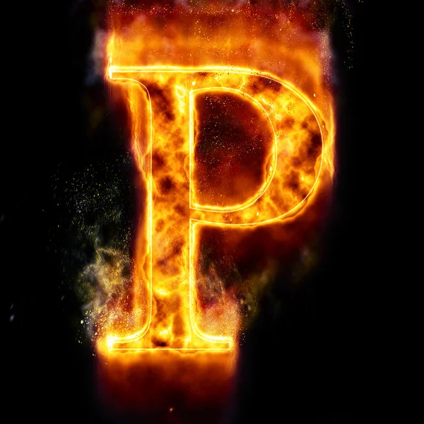 Letter P — Stock Photo, Image