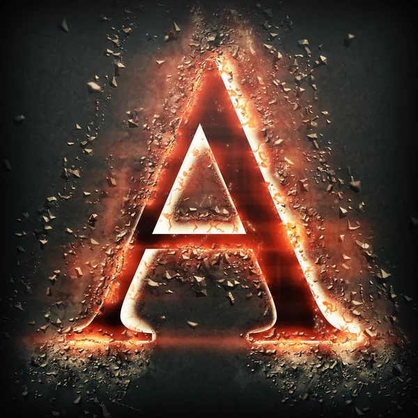 Kırmızı ışık harf A