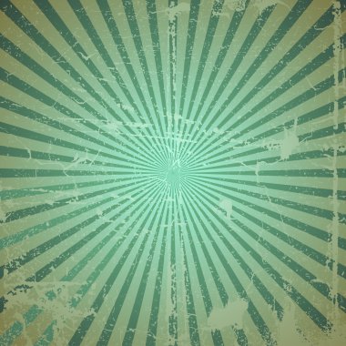 Grunge Sunburst