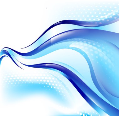 dalgalı mavi arka plan