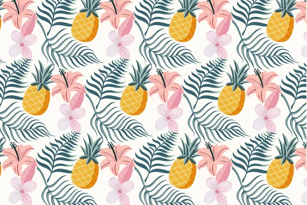 Çiçek deseni - çiçek modern vektör basit düzenlenebilir desen renkli soyut