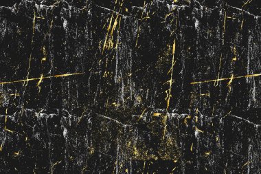 Siyah beyaz ve altın rengi desenli soyut sanat eserlerini dök