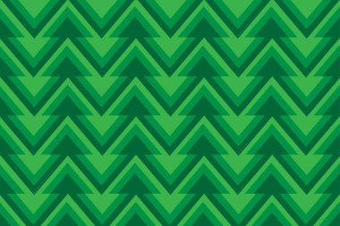 Yeşil yarım tonlu üçgen desen tekrarlanan geometrik tasarım dikişsiz vektör grafik duvar kağıtları