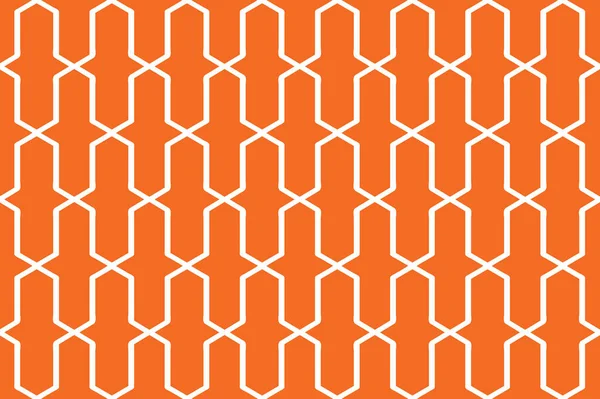 Modèle Géométrique Graphique Sans Couture Vectoriel Conception Fond Orange — Image vectorielle