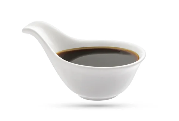 Bowl of soy sauce — Stock Photo, Image