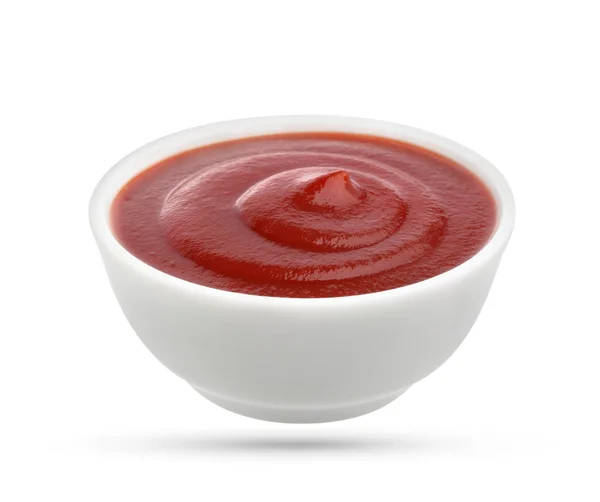 Ketchup geïsoleerd op wit — Stockfoto