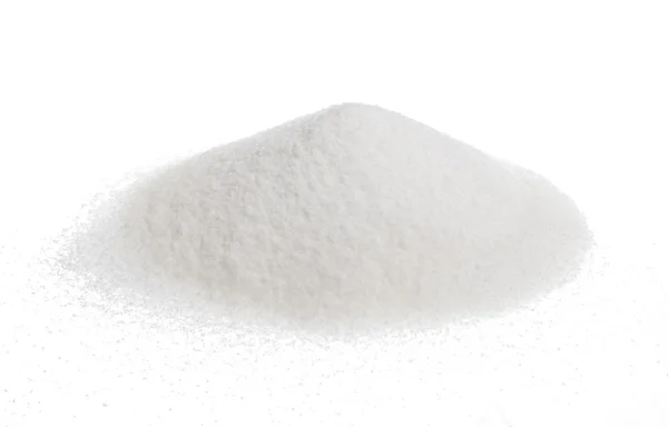 Pile of sugar isolated on white — Stock Photo, Image