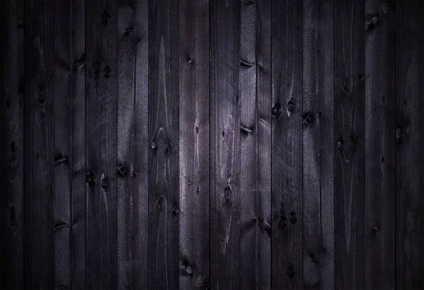 Dunkles Schwarzes Holz Hintergrund Oder Textur Der Planke — Stockfoto