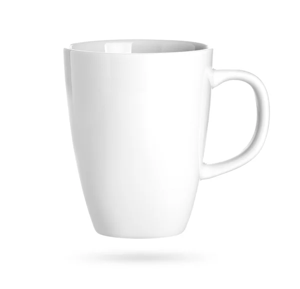 White cup isolated — Stock Photo, Image