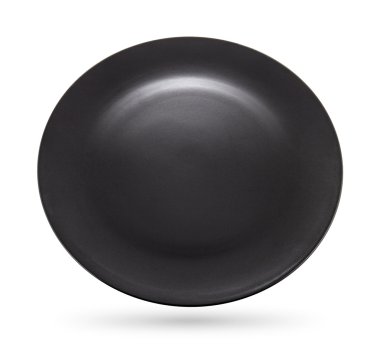 Beyaz arkaplanda siyah plaka