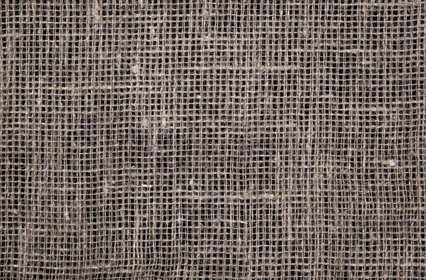 Dark burlap texture — Stock Photo, Image