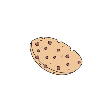 Yüz bakımı ürünlerinin karalama unsurları, yüz için sünger soyma. Beyaz arkaplanda izole vektör illüstrasyonu