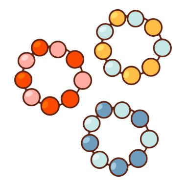 Macrame decoration hanging vector doodle illustration isolate on white background. Modern home element, hygge style, scandinavian interior. Monochrome drawing. Cozy house concept