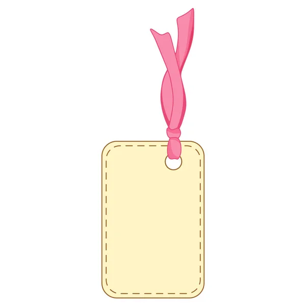 Square Tag Price Tag Beautiful Style Holiday Wedding Greeting Card — Stok Vektör