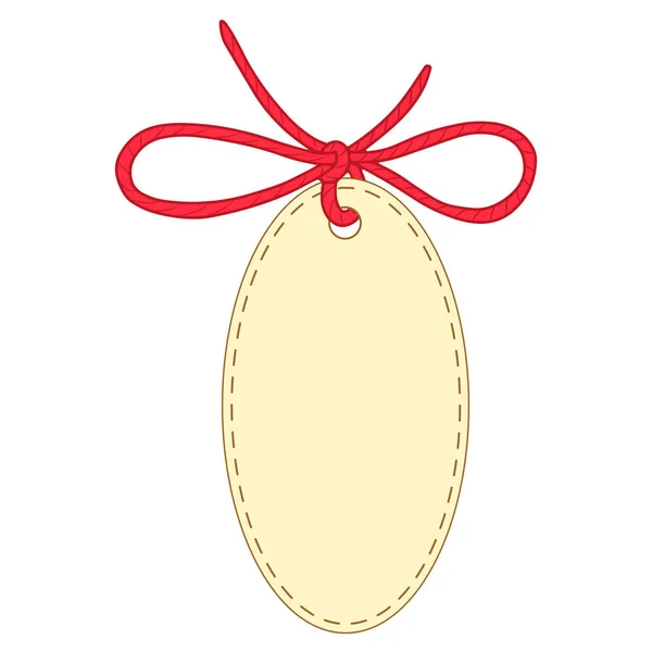 Circle Tag Price Tag Beautiful Style Holiday Wedding Greeting Card — Stockový vektor