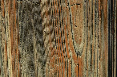 Eski kurumuş tahtaların arka planı ahşap işledi.