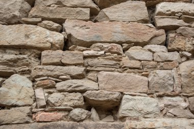 Taş duvar eski kale