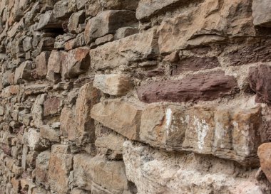 Taş duvar eski kale