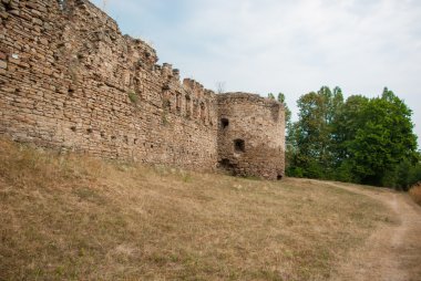 Taş duvar eski kale